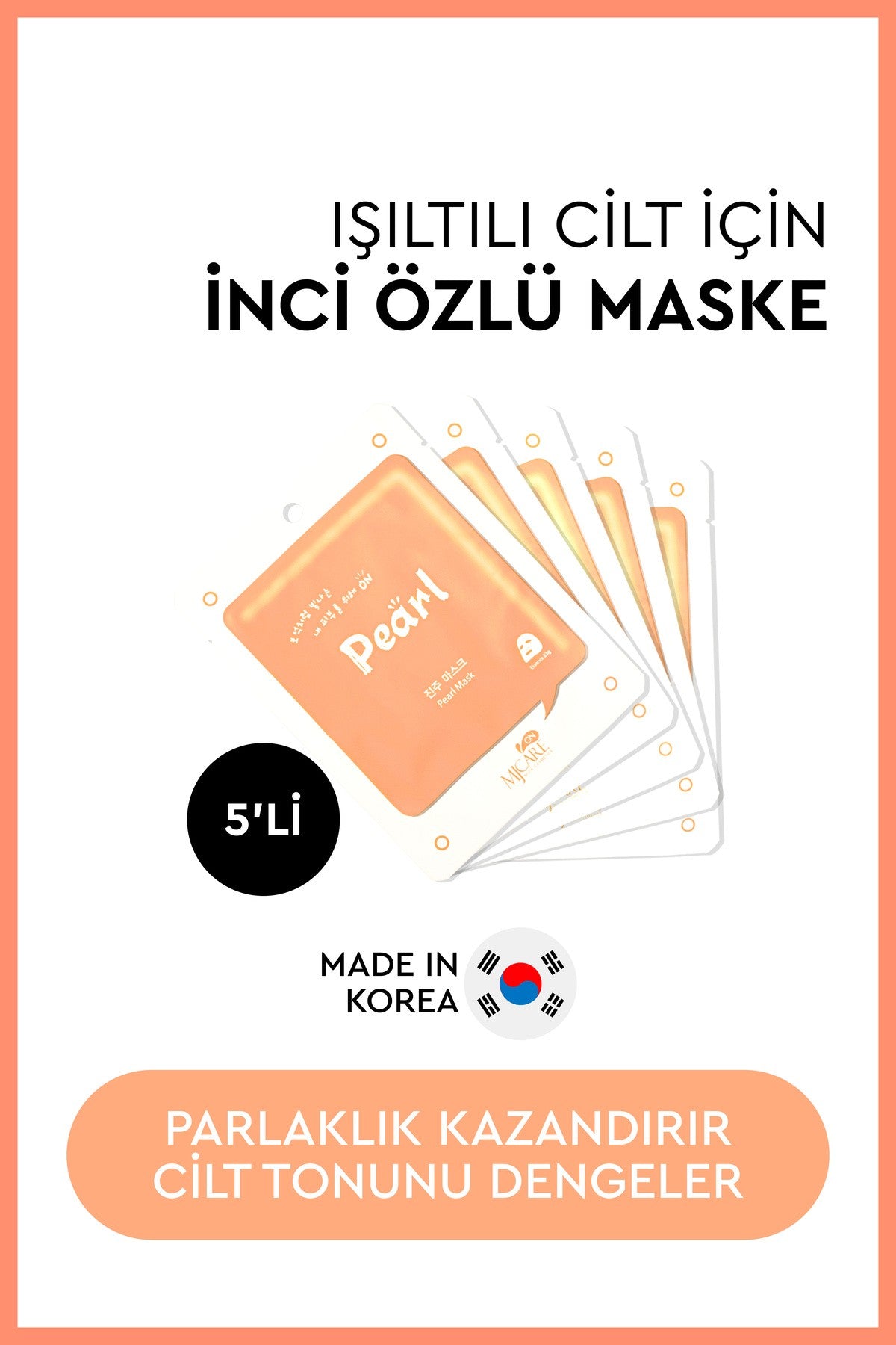 On Pearl Mask - Inci Özlü Yüz Maskesi 5'li
