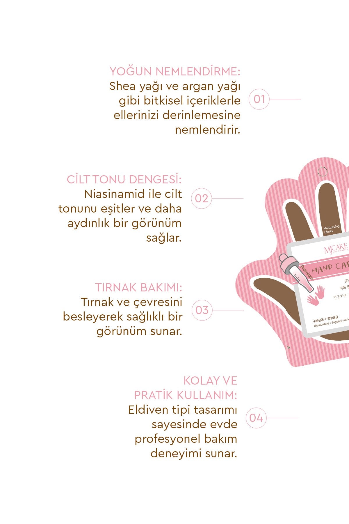 Eldiven Tipi El Maskesi 5'li