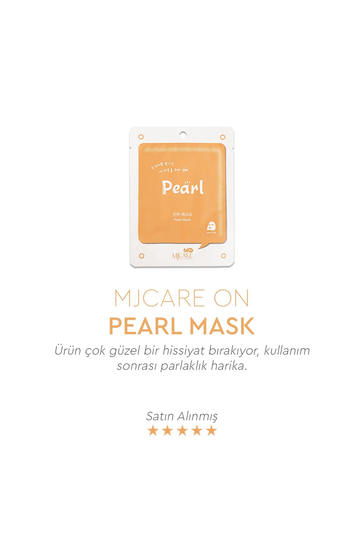 On Pearl Mask - Inci Özlü Yüz Maskesi 10'lu