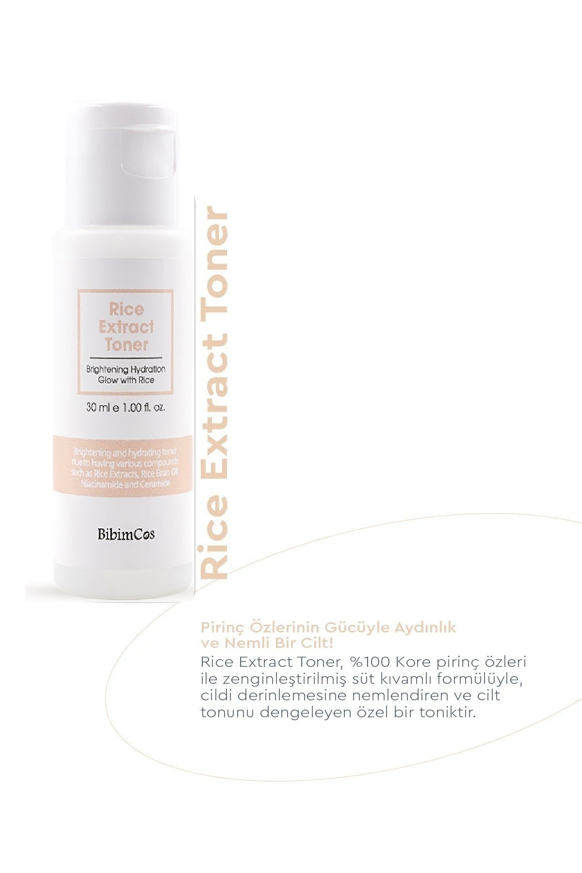 Rice Extract Toner 30ml Pirinç Özlü Tonik
