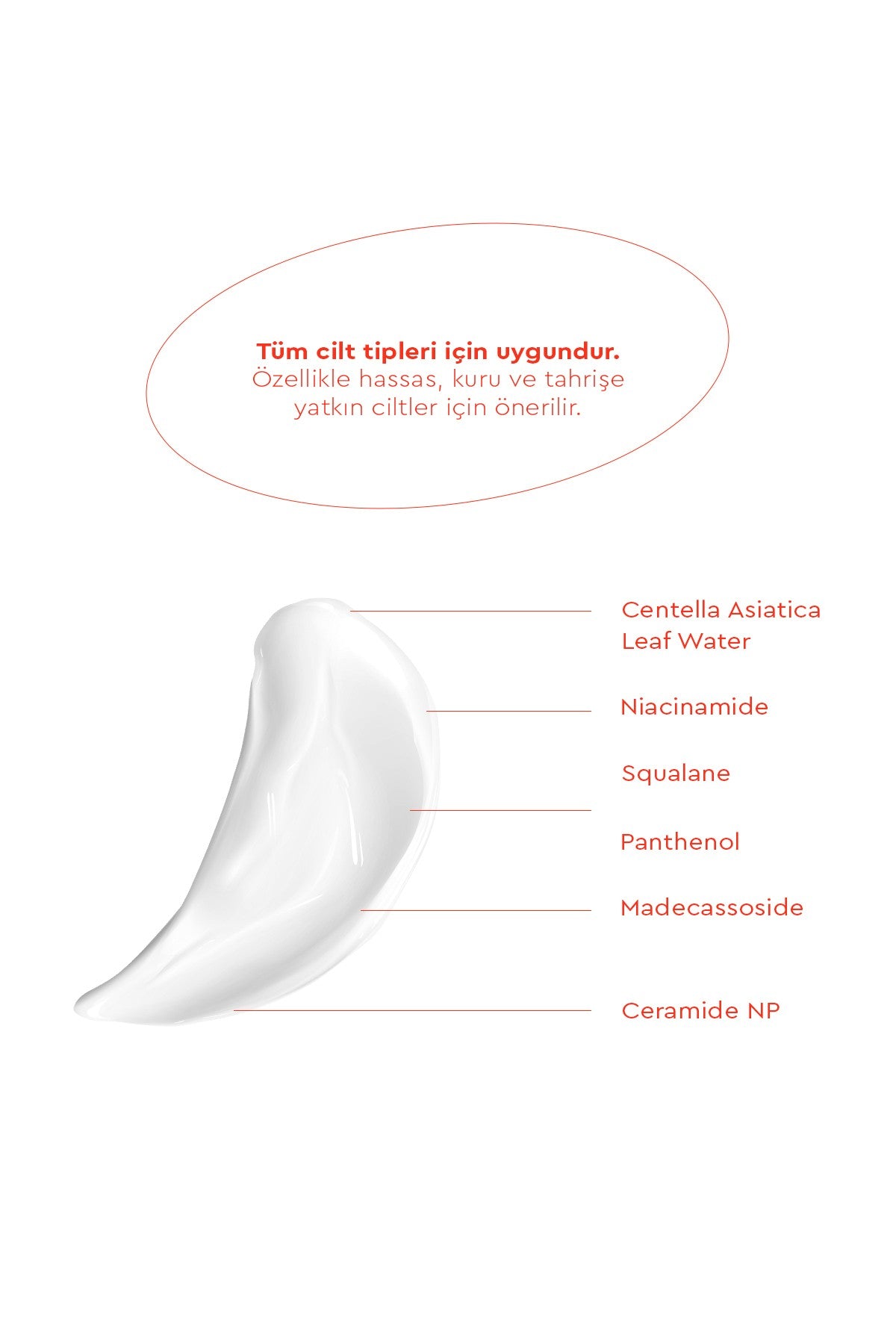 Cica Centella Repair Cream 50g - Cilt Onarıcı Ve Sakinleştirici Krem