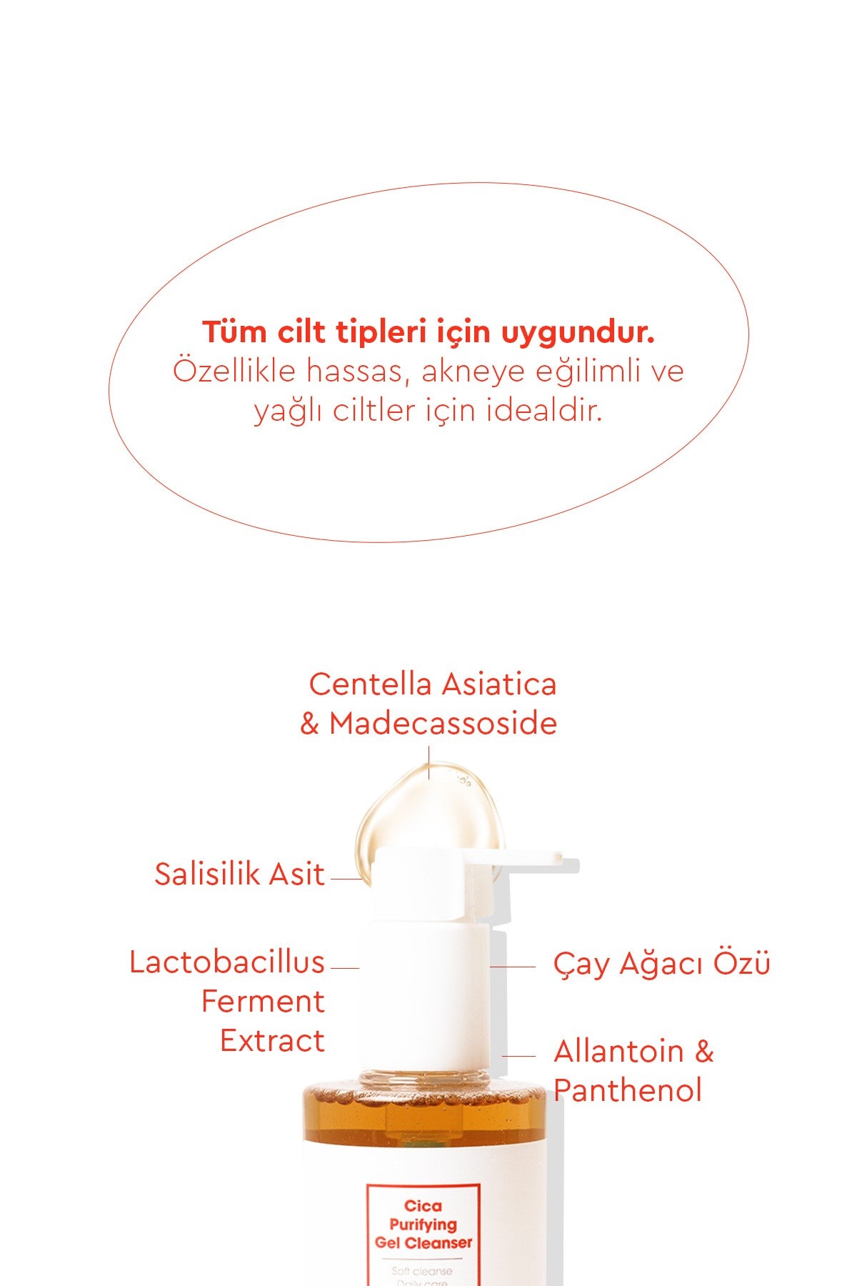 Purifying Gel Cleanser 200ml - Cilt Yatıştırıcı Jel Temizleyici