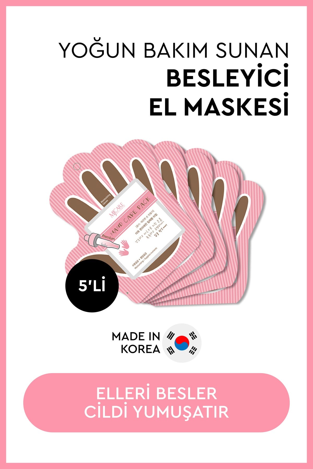 Eldiven Tipi El Maskesi 5'li