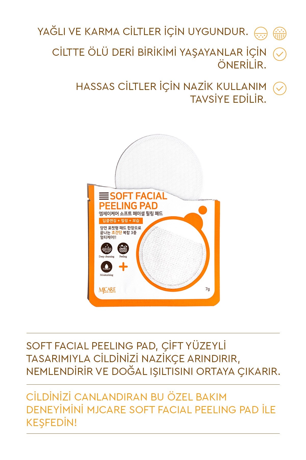 Face Peeling Pad 5'li