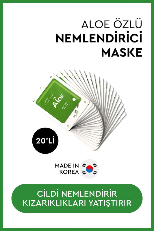 On Aloe Mask - Aloe Vera Özlü Yüz Maskesi 20'li