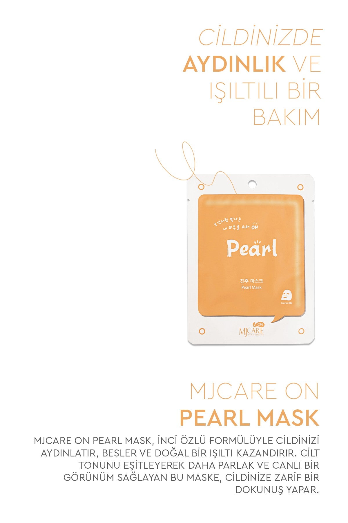 On Pearl Mask - İnci Özlü Yüz Maskesi 20'li