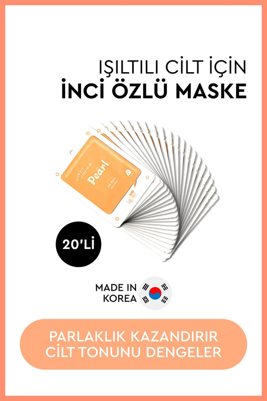 On Pearl Mask - İnci Özlü Yüz Maskesi 20'li