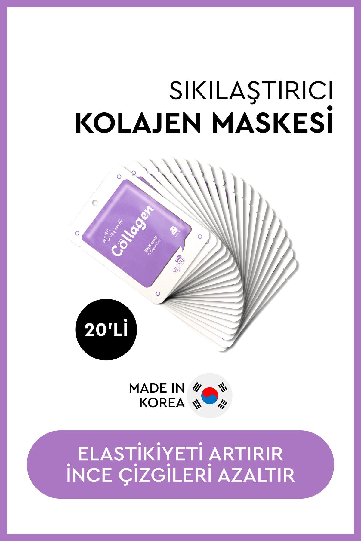 On Collagen Mask - Kolajen Özlü Yüz Maskesi 20'li
