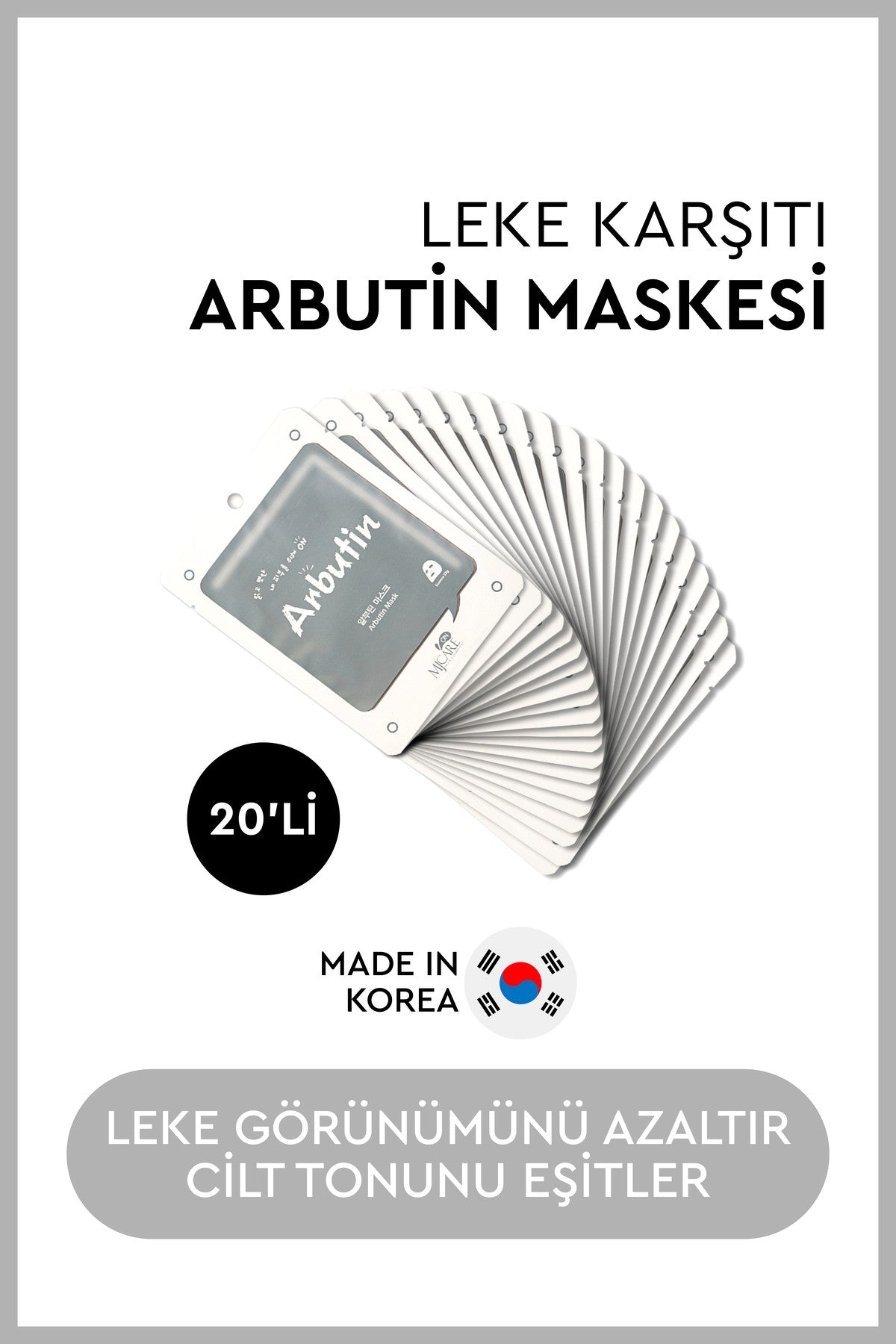 On Arbutin Mask - Arbutin Özlü Yüz Maskesi 20'li