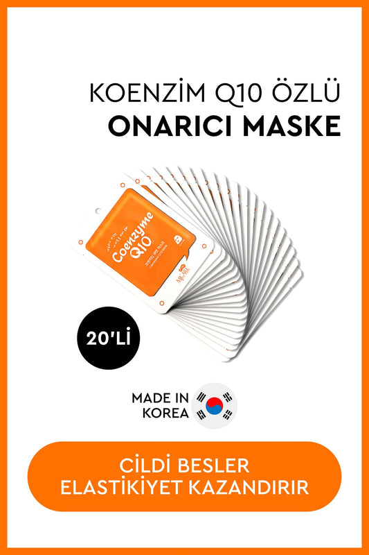 On Coenzyme Mask - Koenzim Q10 İçeren Yüz Maskesi 20'li