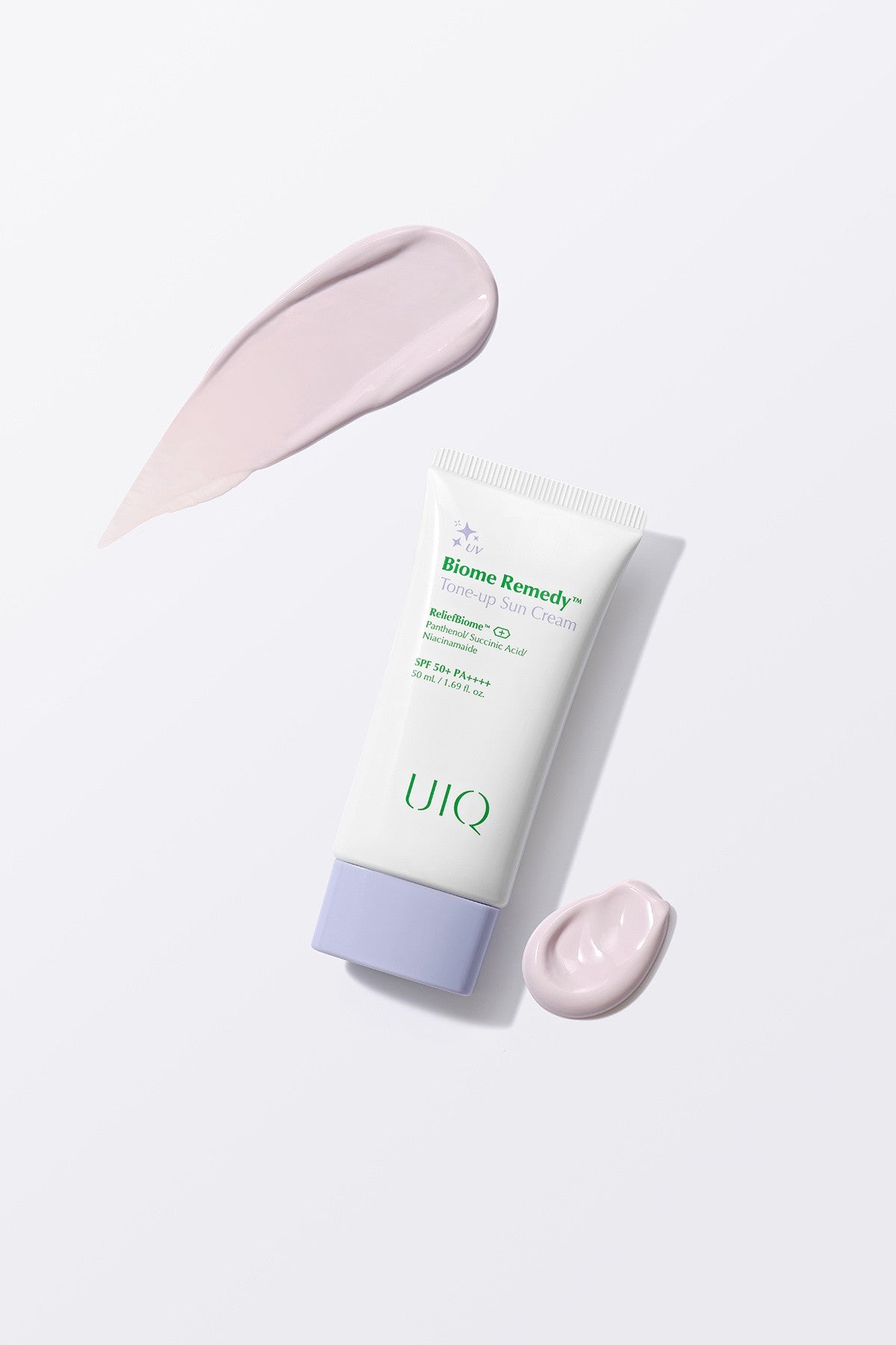 Biome Remedy Tone-up Sun Cream (Purple) 50ml SPF50+ and PA++++ - Purple Tone-up Sunscreen