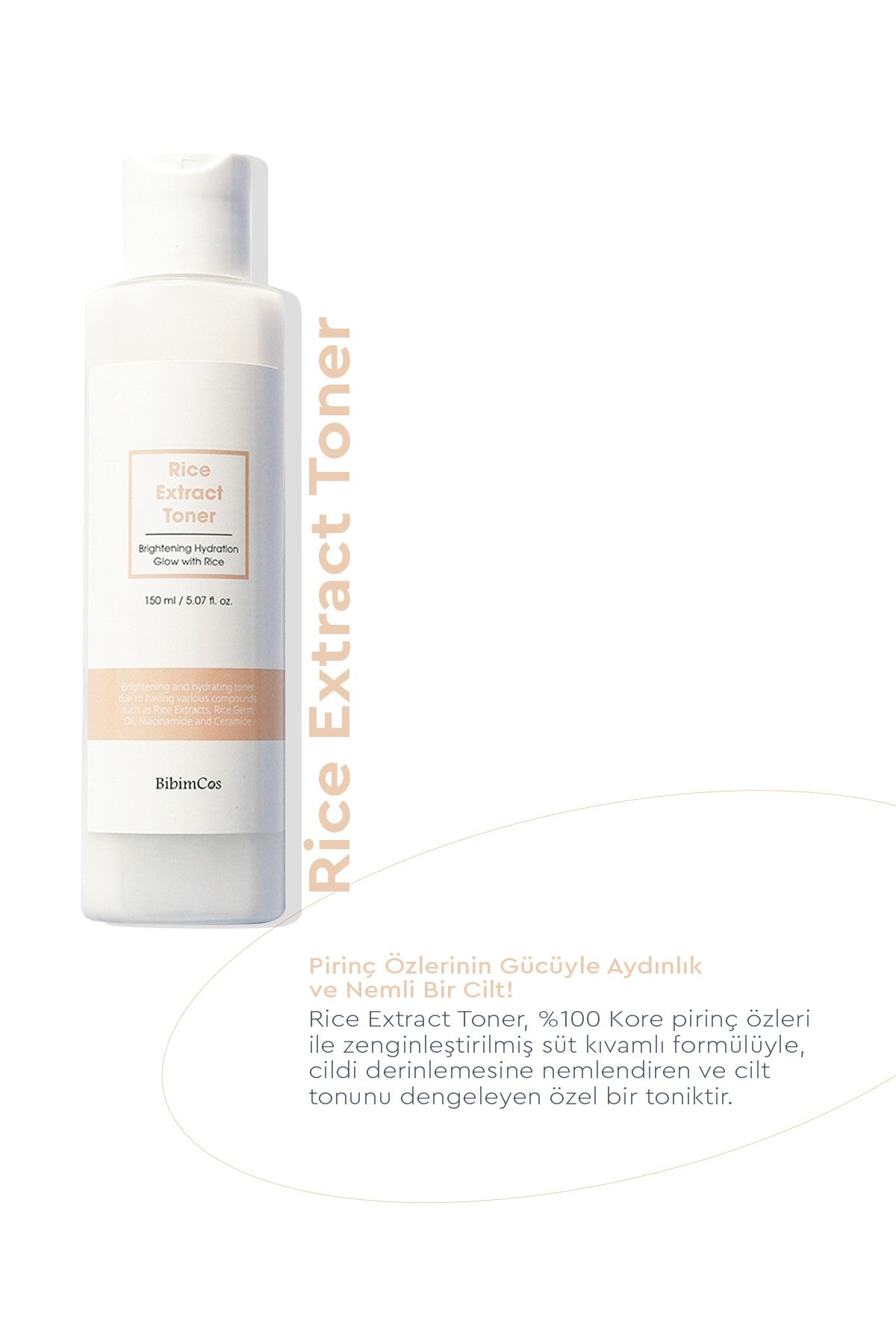 Rice Extract Toner 150ml Pirinç Özlü Tonik