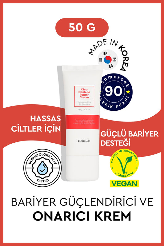 Cica Centella Repair Cream 50g - Cilt Onarıcı Ve Sakinleştirici Krem