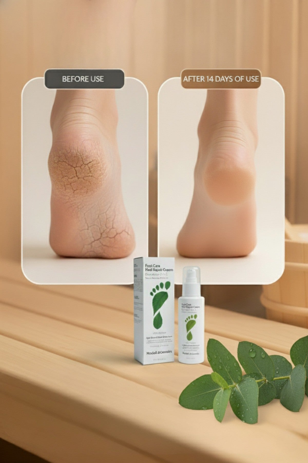 Ayak Bakım ve Topuk Çatlak Kremi - Foot Care Heel Repair Cream