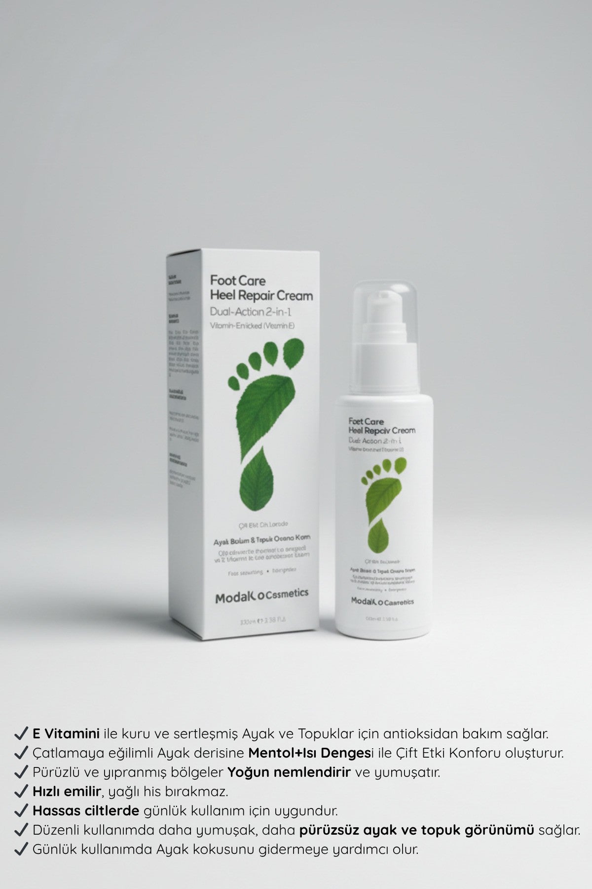 Ayak Bakım ve Topuk Çatlak Kremi - Foot Care Heel Repair Cream