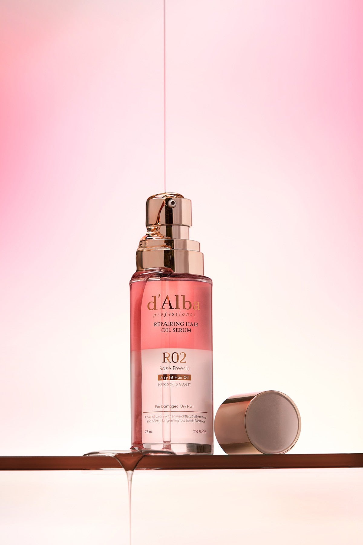 Professional Repairing Hair Oil Serum (Rose Freesia) 75ml - Saç Yağı ve Saç serumu