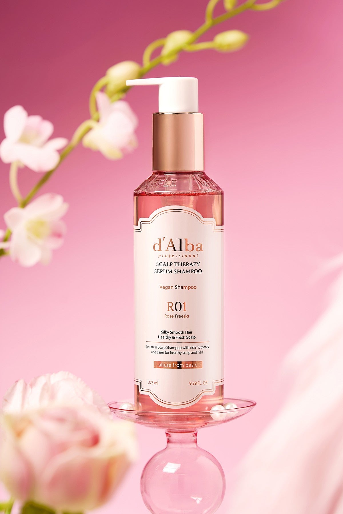 Prof Repairing Scalp Therapy Serum Shampoo (Rose Freesia)275ml - Saç Derisi Bakım Şampuanı