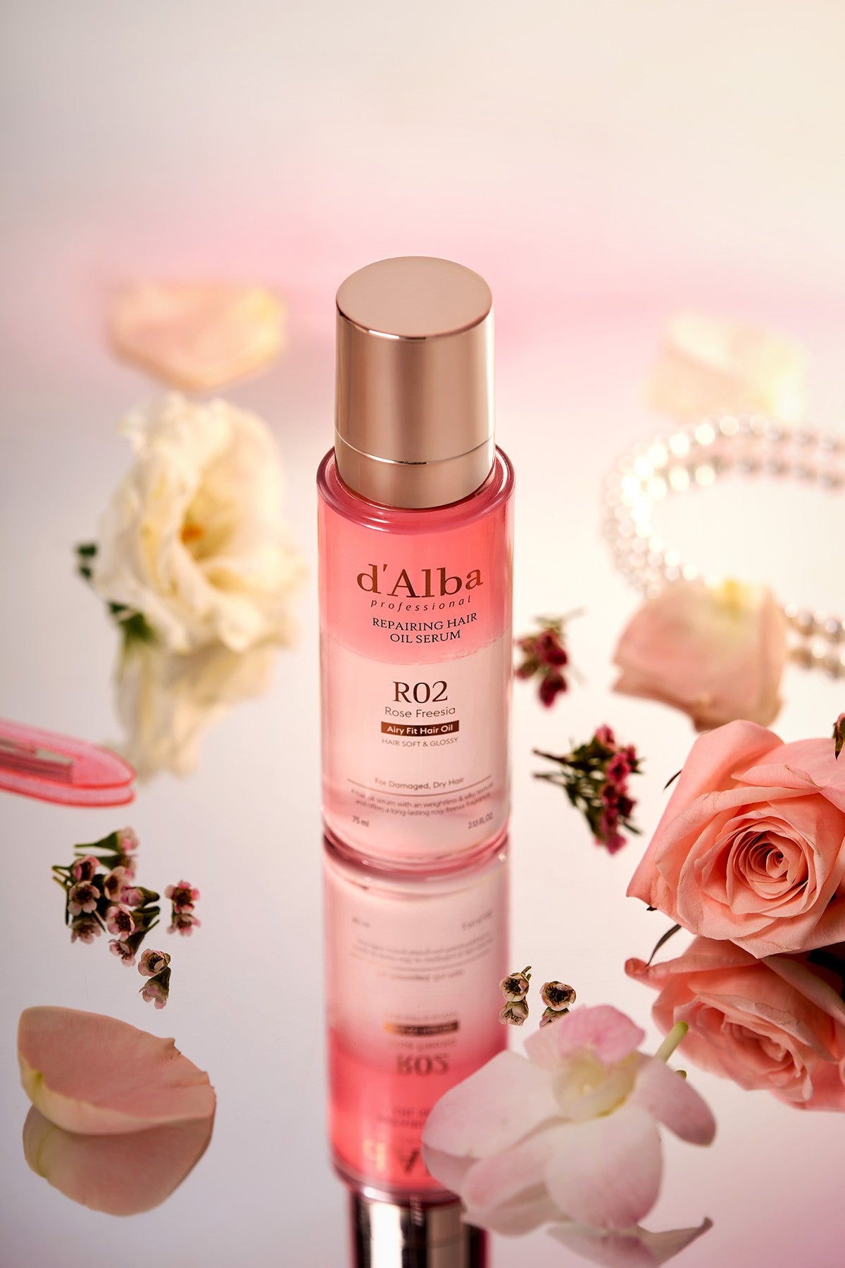 Professional Repairing Hair Oil Serum (Rose Freesia) 75ml - Saç Yağı ve Saç serumu