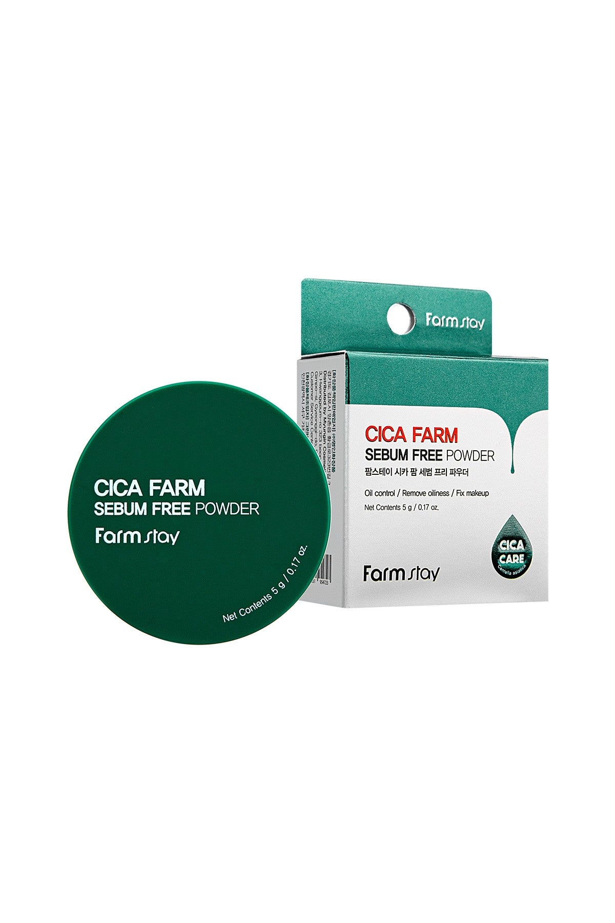 CICA FARM SEBUM FREE POWDER 5g - Yağ Dengeleyici Centella Özlü Pudra