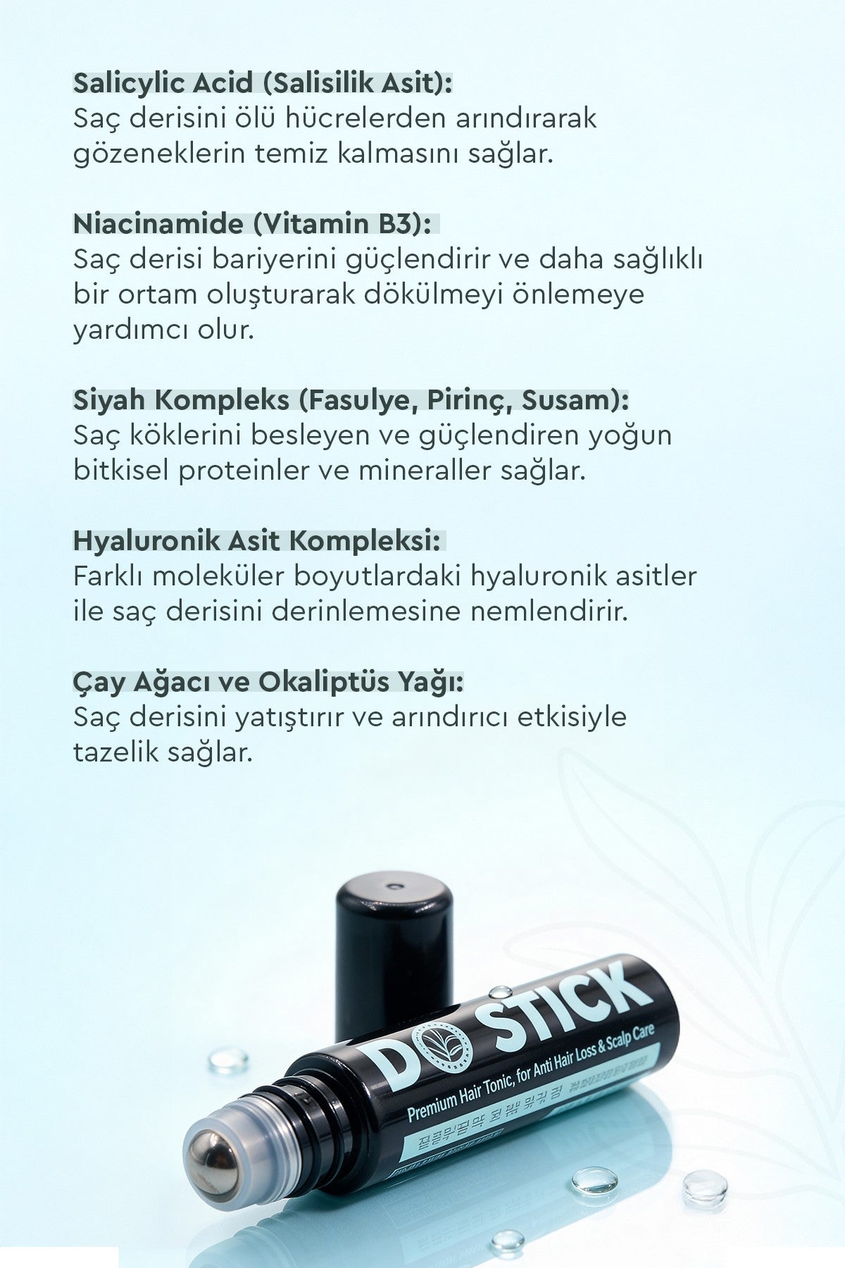 Do Stick Boost - Boost Grow On Essence Hair Revial Serum 10ml - Saç Çıkarıcı Roll Up Serum