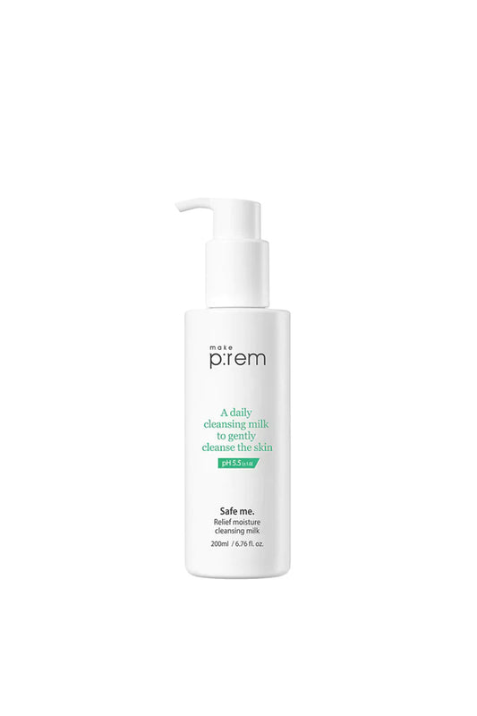 Make prem Safe Me relief Moisture Cleansing Milk 200ml - Nemlendiricili Yüz Temizleyici Süt