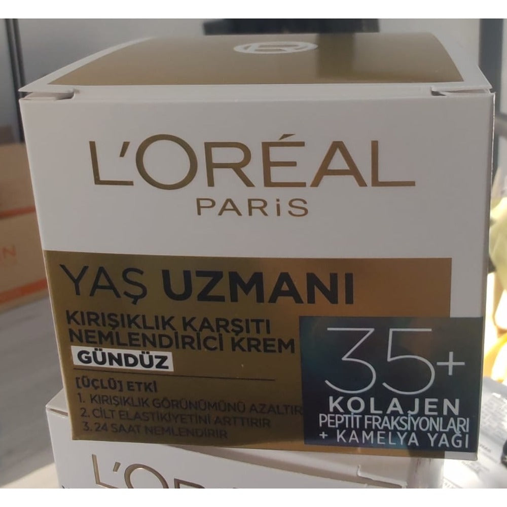 L'Oréal Paris Yaş Uzmanı 35+ Kolajen Kırışıklık Karşıtı Nemlendirici Gündüz Kremi 50 ml